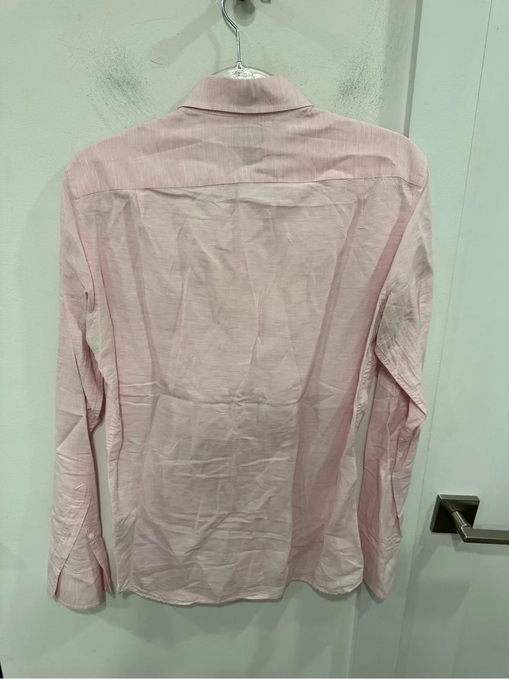 J. Crew Men's Light Pink Button-Down Dress Shirt